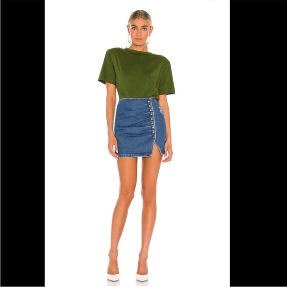 Retrofete Blue denim Mini Skirt - Picture 1 of 12